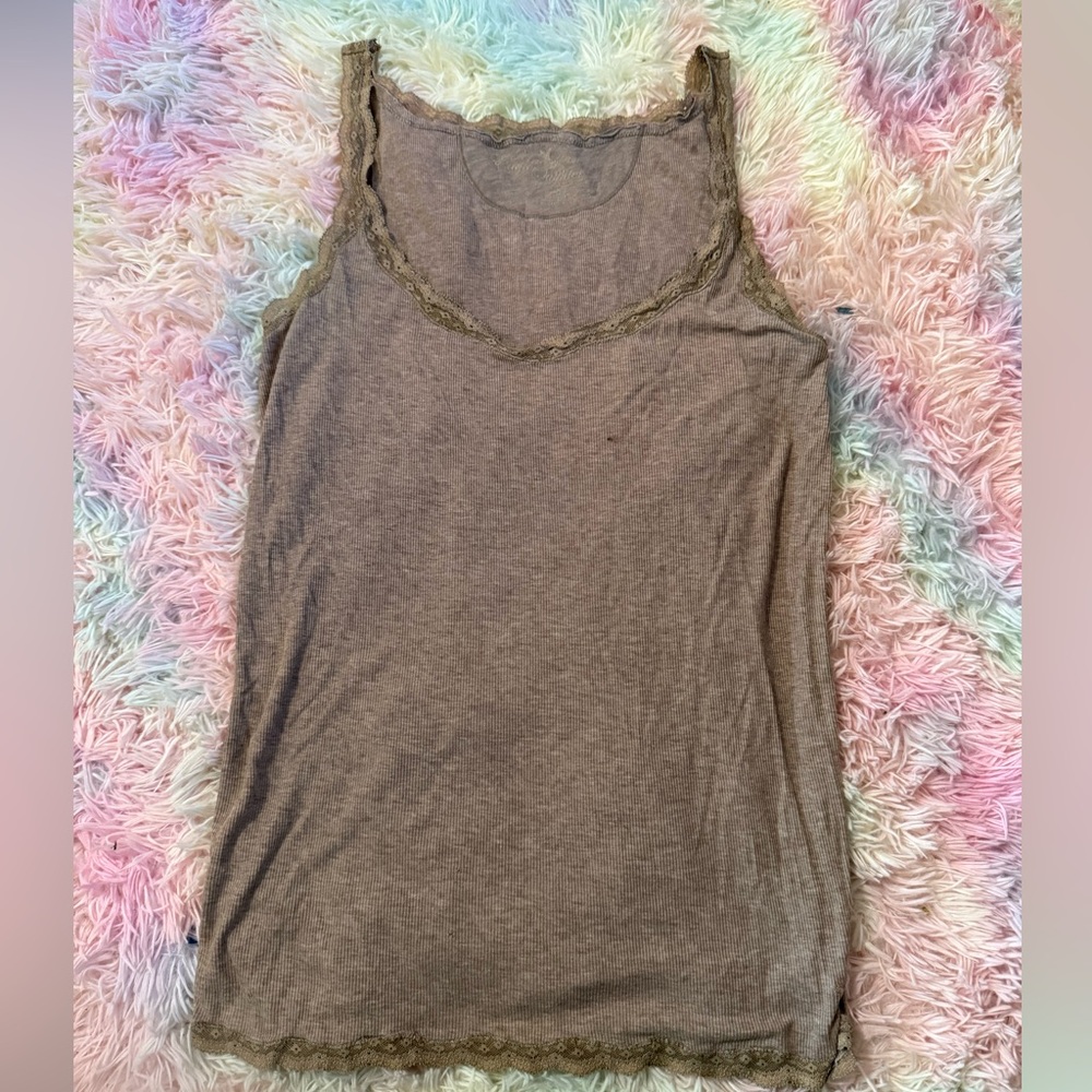 American Eagle Outfitters Brown Tank Top